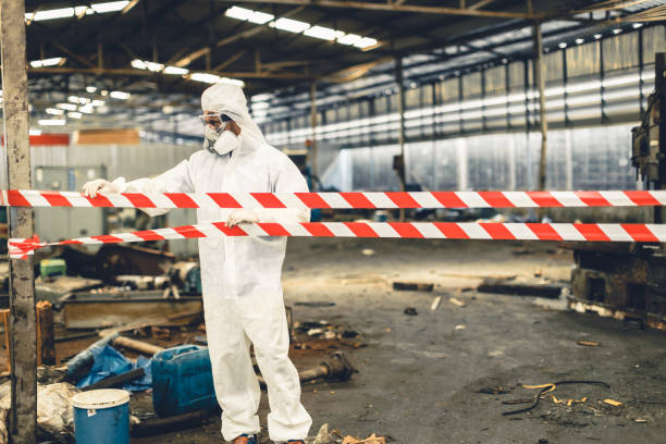 Professional Unattended Death Cleanup technician working in Inez, TX